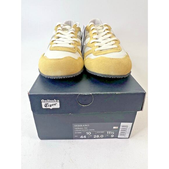 Onitsuka Tiger SERRANO 1183B400 753 CREAM WOOD CREPE Unisex Shoes‎ M10 / W11.5 - Picture 9 of 10